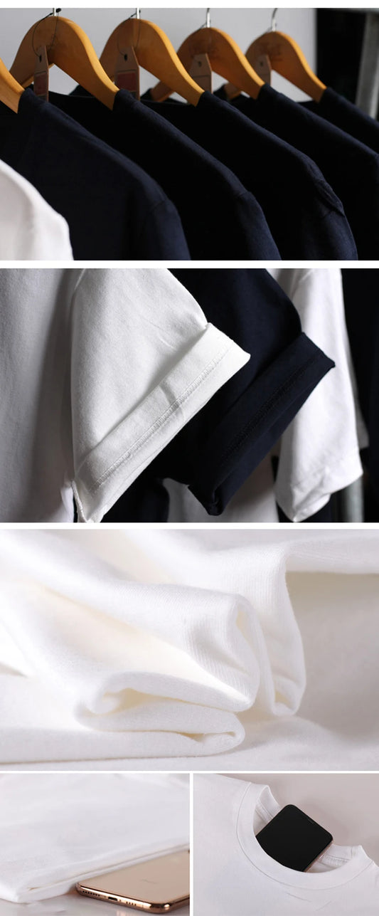 New Summe Luxury Brand T-shirt Pure Cotton Flat Print Large Size Round Neck Short Sleeve Men's and Women's Top T-shirt