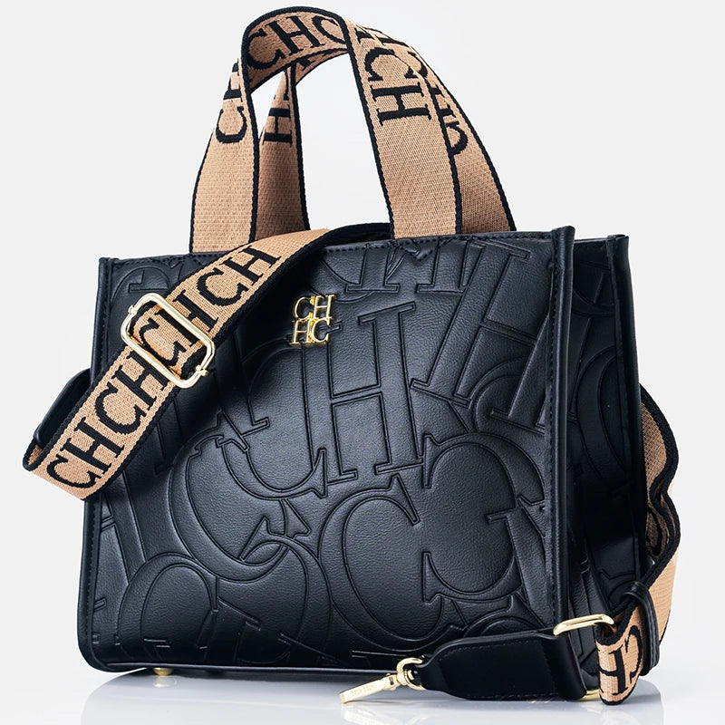 Women's Bags Metal Logo Casual Large Capacity Light Luxury Brand Designer 2026 New Fashion High Quality Women's Handbag