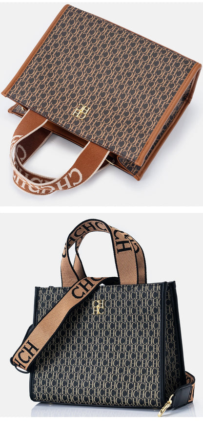 Women's Bags Metal Logo Casual Large Capacity Light Luxury Brand Designer 2026 New Fashion High Quality Women's Handbag