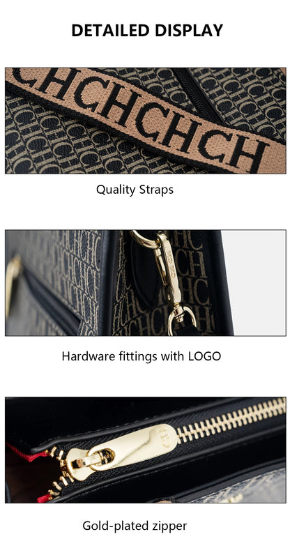 Women's Bags Metal Logo Casual Large Capacity Light Luxury Brand Designer 2026 New Fashion High Quality Women's Handbag