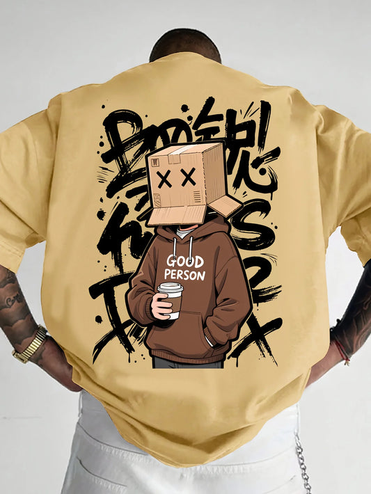 The 2025 summer new men's T-shirt is a casual fashionable breathable and lightweight 3D printed men's T-shirt