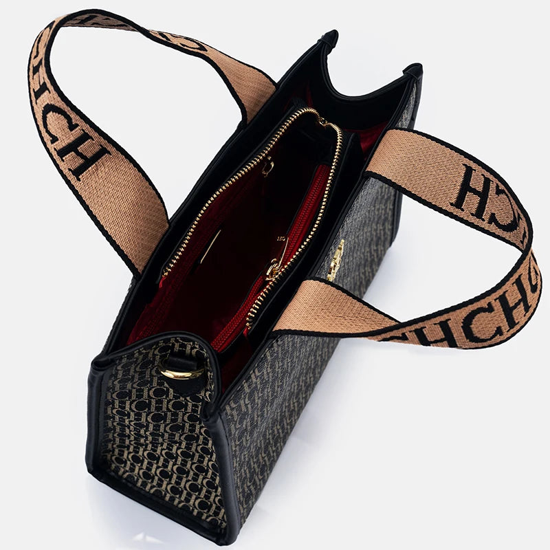 Women's Bags Metal Logo Casual Large Capacity Light Luxury Brand Designer 2026 New Fashion High Quality Women's Handbag