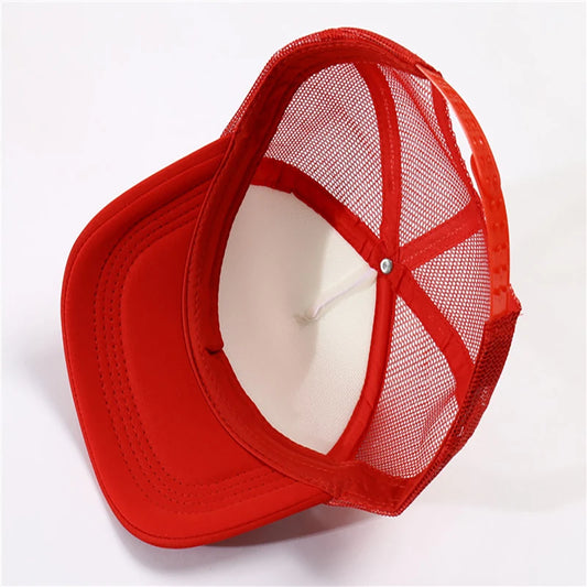 Trendy Anita Max Wynn Foam Trucker Hat Cute Mesh Snapback Caps Boy Girl Sun Beach Baseball Cap Female Summer Breathable Visor